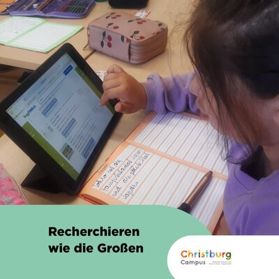 Digital trifft analog 💻✍️
Bereits unsere Zweitklässler lernen, am iPad gezielt zu recherchieren. Das neu gewonnene...