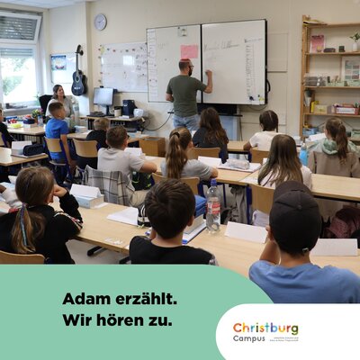 ✡️ Begegnung mit dem jüdischen Leben

Im BU-Unterricht der 5. Klasse hatten wir besonderen Besuch: Adam war da und hat...